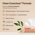 Honest Beauty Fragrance Free Cleansing Makeup Remover Facial Wipes, Plant Based, Hypoallergenic, Sensitive Skin, 90 Count 1 Count (Pack of 90)