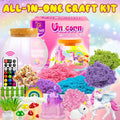 Unicorn Terrarium Kit for Kids, Unicorn Toys for Girls Age 4-6, Arts and Crafts Birthday Gift for Kids Ages 4 5 6 7 8 9 10 Year Old, Unicorn