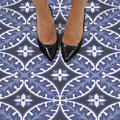 FloorPops Capri Peel and Stick Floor Tiles, Multicolor Geometric Removable Vinyl Flooring, Self Adhesive Floor Tiles for Kitchen Bathroom Entryway