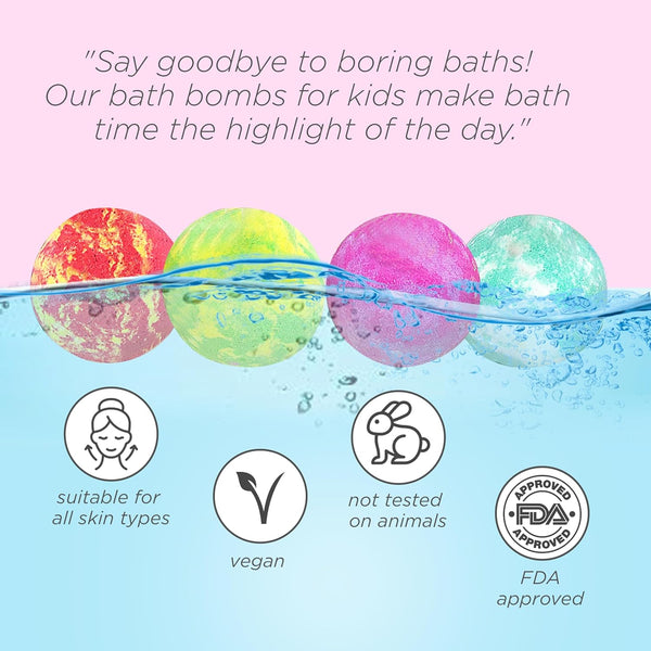 Levitural Bath Bombs Gift Set â Organic & Natural Spa Fizzies for Relaxation, Moisturizing, and Aromatherapy â Perfect for Women, Men, and Kids