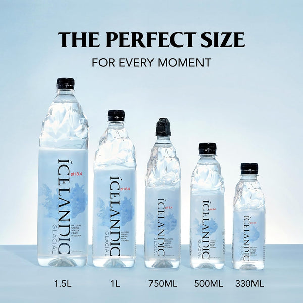 Icelandic Glacial Natural Spring Alkaline Water, 330 mL / 11.1 Fl Oz (Pack of 30) | Natural Spring Alkaline Water 11.16 Fl Oz (Pack of 30)