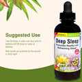 Herbs Etc. Deep Sleep Classic Liquid Extract - Herbal Supplement for Natural & Gentle Sleep Support - Restful Sleep Supplement with Passionflower,