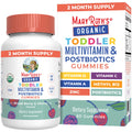 Maryruth Organics Toddler Multivitamin Gummies + Postbiotics | USDA Organic | Vitamins for Kids Ages 2+ | Immune Support | Vitamin C | Vitamin D3