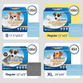 HONEY CARE All-Absorb, X-Large 28" x 34", 40 Count, Dog and Puppy Training Pads, Ultra Absorbent and Odor Eliminating, Leak-Proof 5-Layer Potty