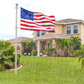 2" Large Flag Pole Rings, 2 Pcs Aluminum Alloy Spinning Flag Pole Ring Clips Swivels, 360ÃÂ° Rotating anti Wrap Flagpole Ring Hardware with