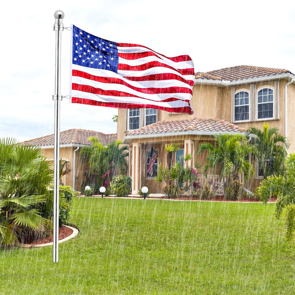 2" Large Flag Pole Rings, 2 Pcs Aluminum Alloy Spinning Flag Pole Ring Clips Swivels, 360ÃÂ° Rotating anti Wrap Flagpole Ring Hardware with