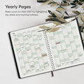 Academic Planner 2026-2027 - Hourly 2026-2027 Planner Weekly and Monthly - Appointment Book with Flexible Cover, Twin-Wire Binding - Simple Design