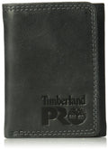 Timberland PRO Men'S Leather RFID Trifold Wallet with Id Window