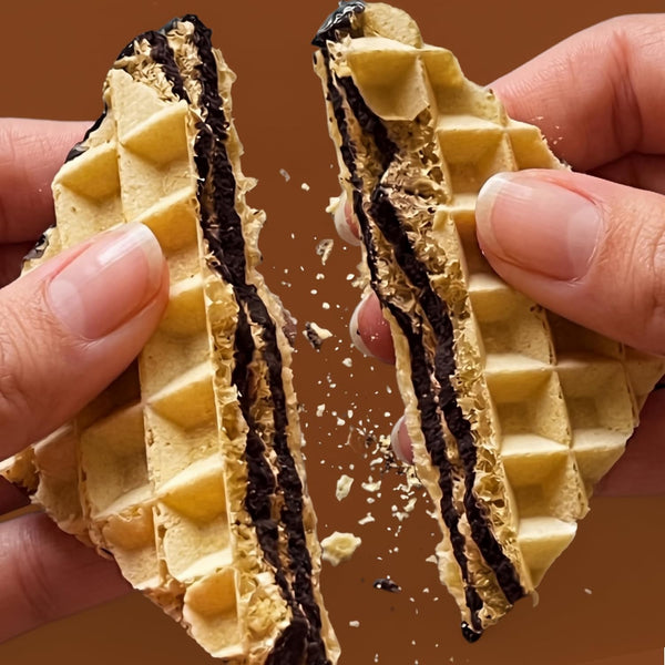 Rip Van Dark Chocolate Wafer Cookies - Healthy Snacks - Non GMO, Keto, Low Carb, Low Sugar (2g), Low Calorie and Vegan, 16 Count