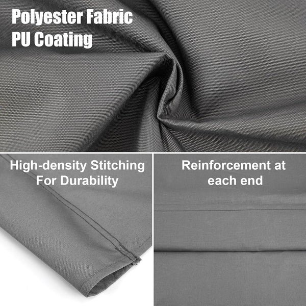 Outdoor Porch Patio Swing Seat Cover, 600D Thickened Oxford Waterproof Swing Cushion Protection Covers Replacement for Outdoors Garden Yard