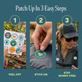 Cliganic Mosquito Repellent Stickers (90 Pack) - Camping Patches for Kids & Adults, Natural DEET-Free, Essential Oil Infused 90 Count (Pack of 1)