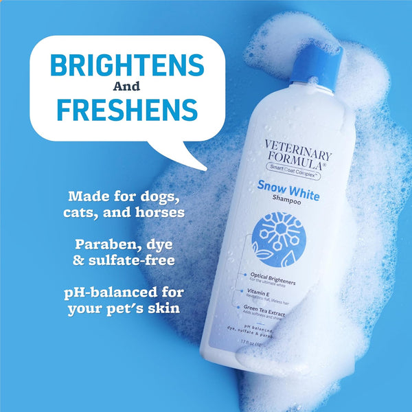 Veterinary Formula Smart Coat Whitening & Stain Remover Pet Shampoo, 17oz 17 oz Shampoo