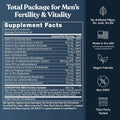 Eu Natural Conception for Him - Male Fertility Supplements with Ashwagandha, Folate & Zinc - Sperm Count, Motility & Strength Support - Fertility