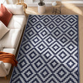 SAND MINE Reversible Mats, Plastic Straw Rug, Modern Area Rug, Large Floor Mat and Rug for Outdoors, RV, Patio, Backyard, Deck, Picnic, Beach,