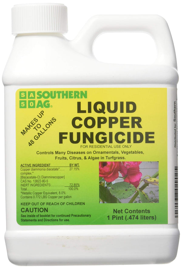 Southern Ag - Liquid Copper Fungicide - Fungicide, 16oz 16oz Copper Fungicide