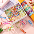36 Pcs Mental Health Awareness Month Wristbands Bulk Motivational Rubber Bracelets Positive Silicone Bracelets Mental Health Gifts for Office