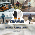 Pixel Panda Winter Gloves for Men Women Warm Touchscreen Gloves for Cold Weather Thin Water-Resistant Windproof Non-Slip Gloves for Cycling,
