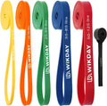Resistance Bands, Pull up Bands, Workout Bands for Exercise, Thick Heavy Resistance Band Set with Door Anchor, Elastic Bands for Body Stretching,