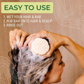 Viori Tea Tree Mint Shampoo Bar for Oily Scalp - Essential Oil, Rice Water Tea Tree & Mint 3.1 Ounce (Pack of 1)