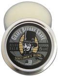 Grave Before Shave Gentlemen's Blend Beard Pack with Beard Balm and Beard Oil (Bourbon/Sandalwood Scent) 1.5 Ounce (Pack of 2)