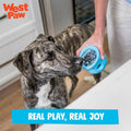 West Paw Zogoflex Toppl Interactive Treat Dispensing Dog Puzzle Play Toy, 100% Guaranteed Tough, It Floats!, Made in USA, Small, Granny Smith