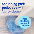 Clorox ToiletWand Toilet Bowl Cleaner- Toilet Brush, Storage Caddy and 16 Disinfecting Refill Heads 16 Count (Pack of 1)