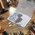 24 Pack White Down Wall Clip Closet Shelves Clips Wire Shelf Loop Clip Plastic Wire Shelf Brackets Included Clips Screws and Expansion Tubes for