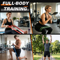 LEEKEY Resistance Bands, Exercise Bands with Handles,Pull up Assist Bands - Band Set with Door Anchor - Bands for Working Out,Band for Men and