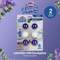 Clorox Fraganzia Deodorizing Balls, Lavender with Eucalyptus Scent - Battery Free Air Refresher, Odor Eliminators for Shoes, Gym Bag, Closet,