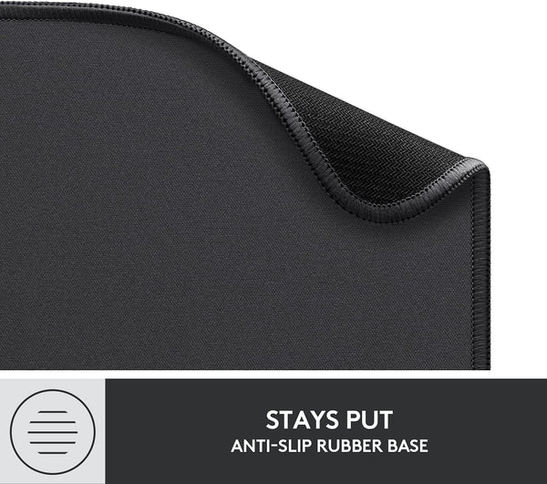 Logitech Studio Series Small Mouse Pad, Anti-Slip 9x8 Inches, Graphite