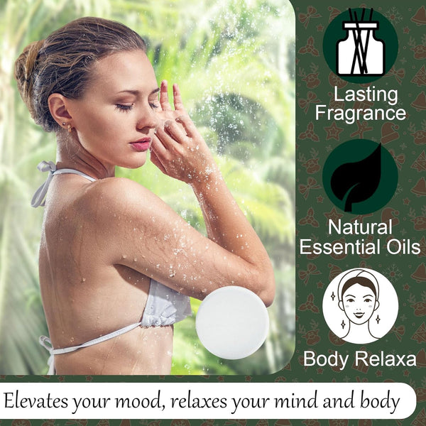 Shower Steamers Aromatherapy-Christmas Gift Stocking Stuffer for Women Men, 8 Pack Gifts for Women, Shower Bombs with Natural Essential Oil