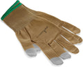 INDOOR/Outdoor Touchscreen Gloves, Comfort Barrier, SILVER Thread X-Small (Pack of 1) Tan
