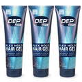 Dep Hair Gel for Men – Strong Hold Styling Gel, Alcohol-Free, Flake-Free, Flexible Control with Keratin Amino Acids, Humidity Resistant Hair