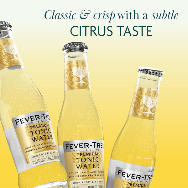 Fever-Tree Indian Tonic Water - Premium Quality Mixer - Refreshing Beverage for Cocktails & Mocktails. Naturally Sourced Ingredients, No