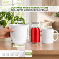 Plant Pots Indoor with Drainage, 5 Pack Multi-Size Planters Set, White Pack of 5 White