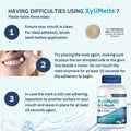 Oracoat XyliMelts for Dry Mouth Night Time or Day - Moisturizing Dry Mouth Adhering Discs, Sugar Free with Xylitol, 100 Count, Slightly Sweet