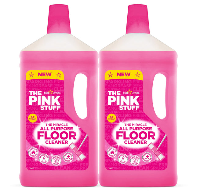 Stardrops - the Pink Stuff - the Miracle All Purpose Floor Cleaner - Pack of 2, 