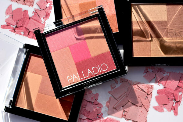 Palladio 2-In-1 Mosaic Powder Blush & Bronzer, Sun Kissed