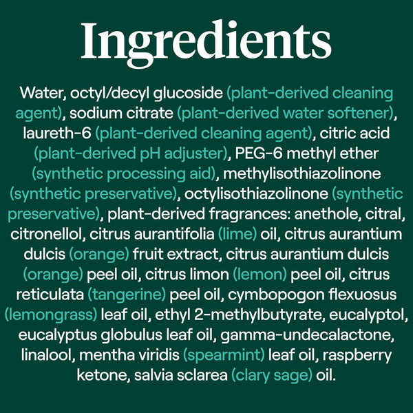 Seventh Generation, All Purpose Cleaner, Yuzu Basil, 23 oz, Pack of 4 Yuzu Basil 23 Fl Oz (Pack of 4)