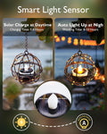 Homemory Solar Tea Lights Outdoor Waterproof, Dusk to Dawn Outdoor Lighting, Reusable LED Tea Light Candles for Lantern Garden Camping and Home