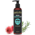 PURA D'OR 8 Oz Thickening Beard Wash - Biotin & Castor Oil Formula with Rosemary - Helps Enhance Moisture, Thickness & Shine, Helps Reduces