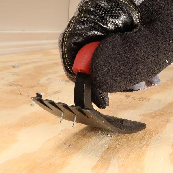 Zenith by Danco ZN700501 Carpet Staple Puller, Staple Extractor for Renovation Projects, Hand Tool Removes Carpet Staples