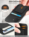 for Magsafe Wallet, Strongest Magnetic Wallet, for iPhone Walle t Magsafe with 2 Card Slots, Magnetic Card Holder for iPhone 17/16/15/14/13/12