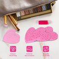 50-Count Kickleen Compressed Cellulose Heart Shape Facial Sponges | Natural Cosmetic Spa Sponges for Facial Cleansing | Exfoliating | Makeup Mask