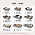 Bedsure Orthopedic Dog Bed Medium Size Dogs - Washable Small Medium Dog Cat Bed Waterproof, Comfort Cats Couch Sofa with Washable Removable Cover,