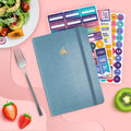 Clever Fox Wellness Planner - Weekly & Daily Health and Wellness Log, Food Journal & Meal Planner Diary for Calorie Counting, Notebook for Medical