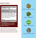 Herbs Etc. Deep Sleep Softgels - Holistic Rest Supplement for Restful Sleep - Chamomile, Lemon Balm Extract & Passionflower - Melatonin-Free,