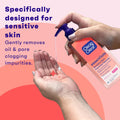 Clean & Clear Essentials Oil-Free Foaming Facial Cleanser, Daily Foaming Face Wash with Pro-Vitamin B5 for Sensitive Skin, Gently Removes Oil &