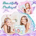 Bath Bombs for Girls Kids with Surprise Inside, 20 Fun Princess Fizzy Bath Bomb with Jewelry Toys, Mermaid Gifts for Daughter Granddaughter Niece,