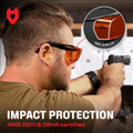 Nocry Blue Light Blocking Safety Glasses over Eyeglasses with 100% UV Protection Ã¢ÂÂ UV Light Protection with Anti-Fog & Anti-Scratch Lenses; ANSI